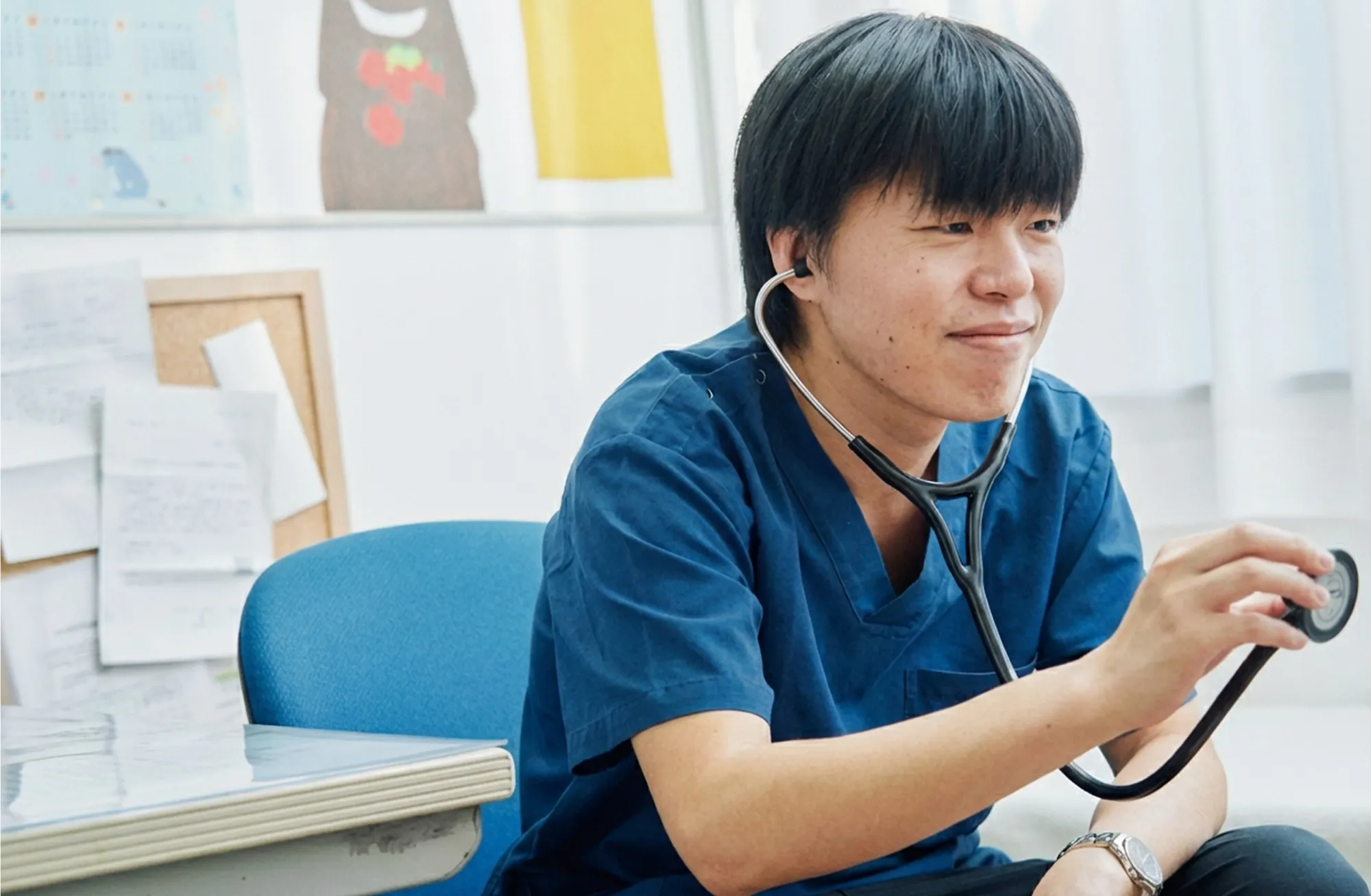 診察風景の写真